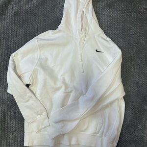 Nike Men's White Pullover Hoodie